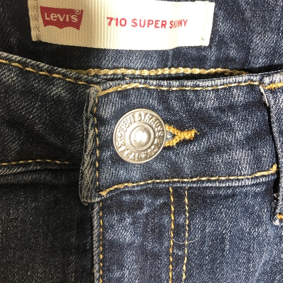 Levi 710 super skinny jean 14 REG - Picture 9 of 14